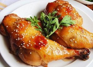 橄榄油烤鸡腿