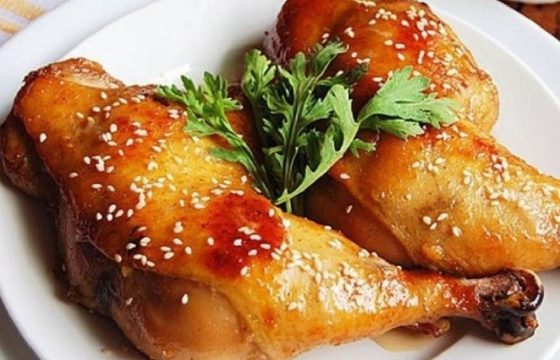 橄榄油烤鸡腿